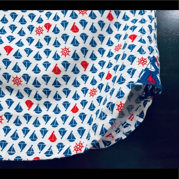 TUKTUK Designs SAILBOATS RED - BOYS SHORT SLEEVE - Picture 6 of 11